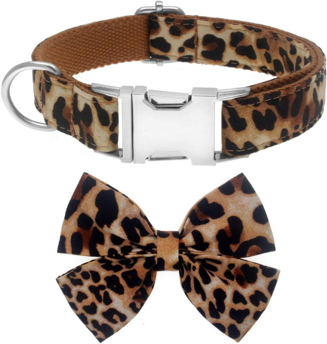 Leopard Love Bowtie Collar – A little wild, a lot adorable! This adjustable cotton collar with a detachable bowtie keeps your pup comfy, stylish, and ready to turn heads on every walk. Perfect for small to large dogs who love a touch of glam ✨🐾