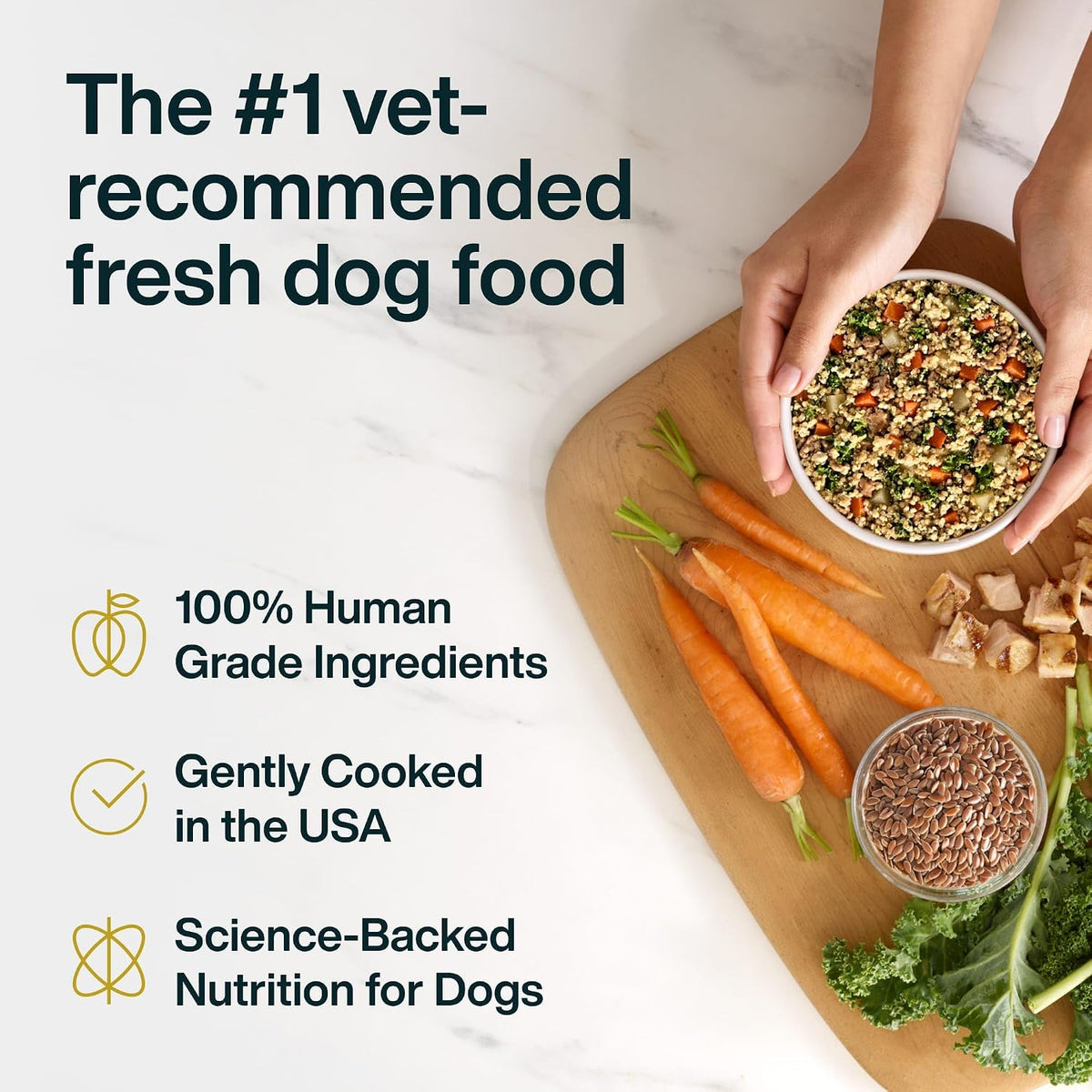 Nourish Your Dog with JustFoodForDogs Frozen Fresh Food - Joint & Skin Support, Perfect for Sensitive Stomachs - 18 Oz Pack of 7!